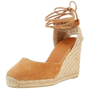 Castaner Carina 80 Wedge Espadrille Tostado 21740 Women's